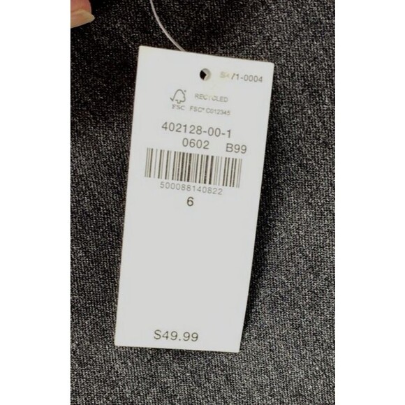 Old Navy Pants Womens 6 High Rise Pixie Flare Gray Dress Career Pants Stretch - Picture 6 of 12